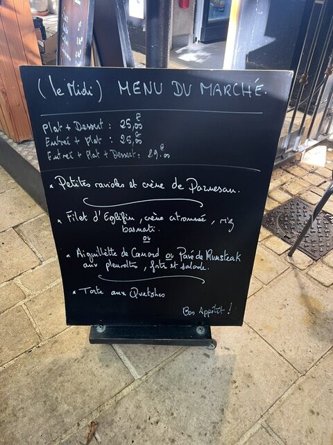 Menu du marché 02/10